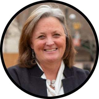 Speaker Round with Black Border Template Kim Poast
